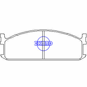 ISUZU MIDI Box Bus Van VAUXHALL MIDI II Bus Brake pad OEM:94130145 FDB418 GDB345 WVA:21115, FF418